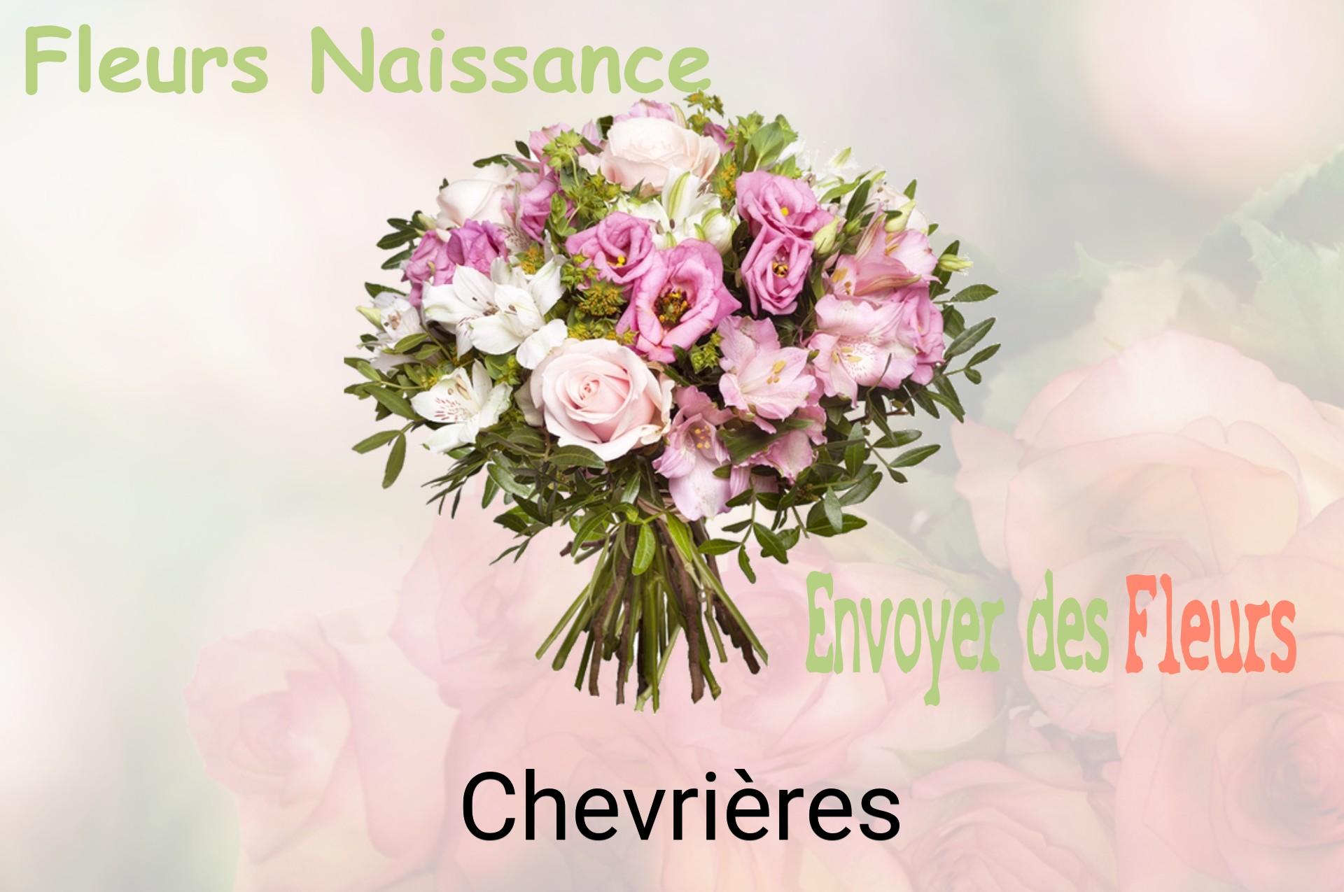 Bouquet de fleurs de naissance livré à Chevrières